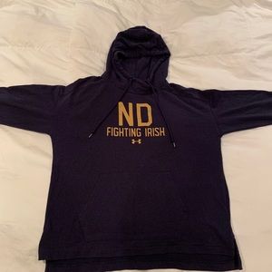 Notre Dame Under Armor hoodie.
